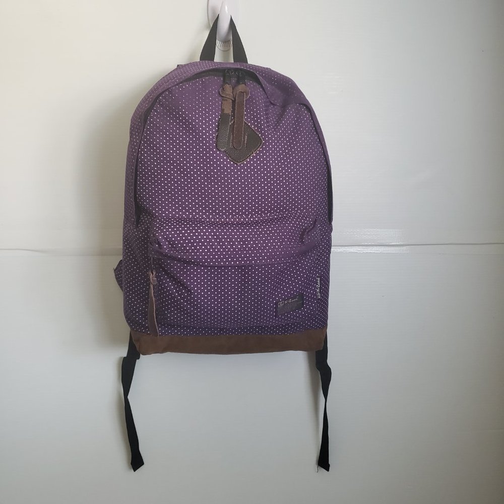 K-ZONE Backpack polka dot pattern purple white brown high end detail core series - Picture 4 of 12